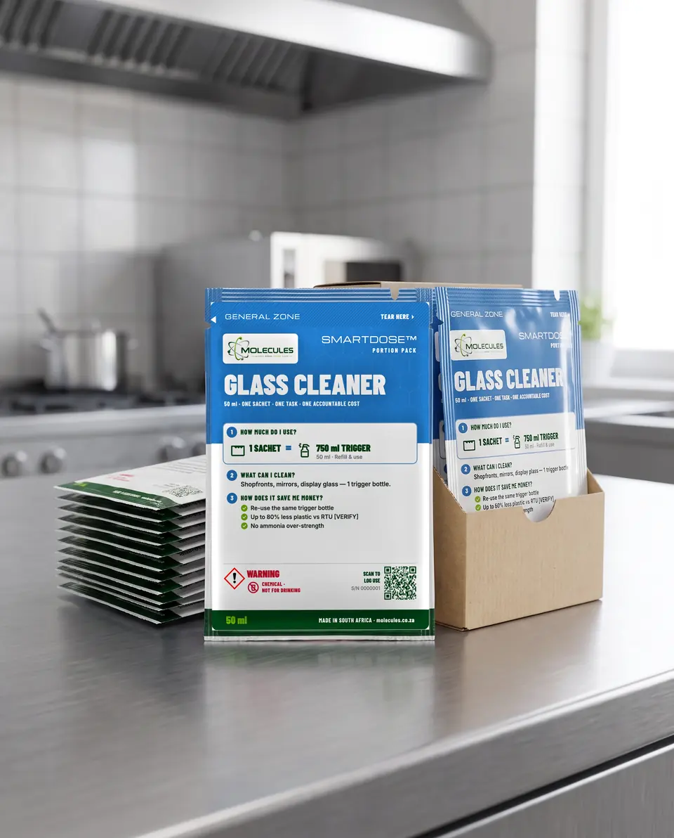 Glass SmartDose sachets